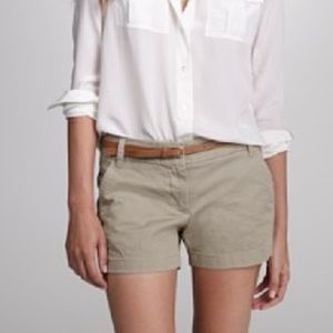 J. Crew Khaki Chino Shorts